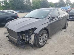 Salvage cars for sale at Madisonville, TN auction: 2015 Ford Fusion Titanium