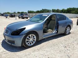 Salvage cars for sale at New Braunfels, TX auction: 2008 Infiniti G35