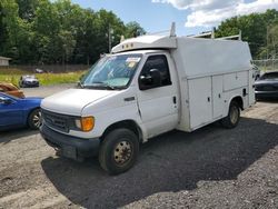 Salvage cars for sale from Copart Finksburg, MD: 2004 Ford Econoline E350 Super Duty Cutaway Van