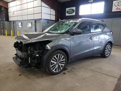Salvage cars for sale at East Granby, CT auction: 2021 Nissan Kicks SV