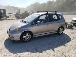 Salvage cars for sale at North Billerica, MA auction: 2008 Honda FIT Sport