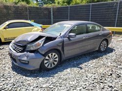 Salvage cars for sale at Waldorf, MD auction: 2015 Honda Accord EXL