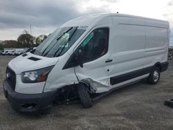 Salvage trucks for sale at Assonet, MA auction: 2023 Ford Transit T-250