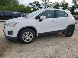 Salvage cars for sale from Copart Hampton, VA: 2016 Chevrolet Trax LS