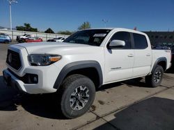 Salvage cars for sale from Copart Littleton, CO: 2018 Toyota Tacoma Double Cab