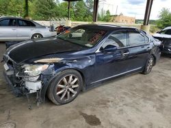 Salvage cars for sale at Gaston, SC auction: 2007 Lexus LS 460L