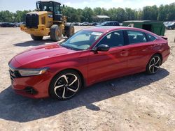 Salvage cars for sale at Charles City, VA auction: 2021 Honda Accord Sport