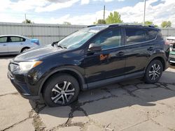 Salvage cars for sale at Littleton, CO auction: 2016 Toyota Rav4 LE
