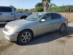 Vehiculos salvage en venta de Copart San Martin, CA: 2004 Infiniti G35