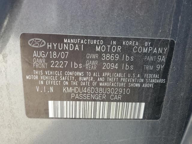 2008 Hyundai Elantra GLS