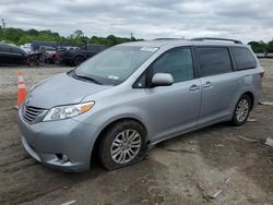 Toyota Sienna xle salvage cars for sale: 2015 Toyota Sienna XLE