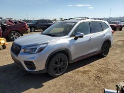 Salvage cars for sale at Brighton, CO auction: 2021 Subaru Forester Sport