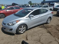 Salvage cars for sale at Woodhaven, MI auction: 2013 Hyundai Elantra GLS