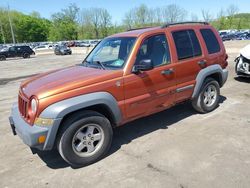 Salvage cars for sale from Copart Marlboro, NY: 2005 Jeep Liberty Sport