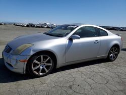 Salvage cars for sale at Martinez, CA auction: 2003 Infiniti G35