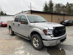 Salvage cars for sale from Copart Mendon, MA: 2011 Ford F150 Supercrew