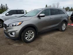 Salvage cars for sale from Copart Bowmanville, ON: 2018 KIA Sorento LX