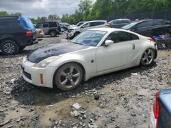 Salvage cars for sale at Waldorf, MD auction: 2006 Nissan 350Z Coupe