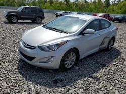 Salvage cars for sale at Windham, ME auction: 2014 Hyundai Elantra SE