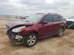 Vehiculos salvage en venta de Copart Amarillo, TX: 2015 Subaru Forester 2.5I Limited