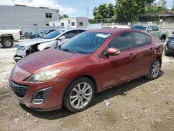 Salvage cars for sale from Copart Opa Locka, FL: 2010 Mazda 3 S