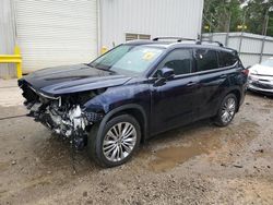 Salvage cars for sale from Copart Austell, GA: 2022 Toyota Highlander Platinum