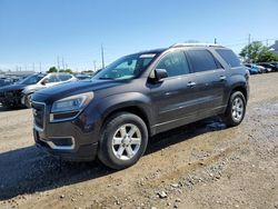 Salvage cars for sale at Lansing, MI auction: 2015 GMC Acadia SLE