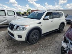Salvage cars for sale from Copart Hueytown, AL: 2017 Nissan Armada Platinum