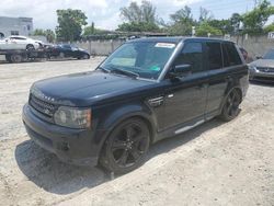 Salvage cars for sale from Copart Opa Locka, FL: 2012 Land Rover Range Rover Sport SC