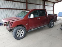 Salvage trucks for sale at Helena, MT auction: 2004 Nissan Titan XE