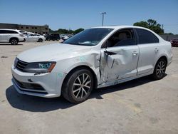 Salvage cars for sale from Copart Wilmer, TX: 2017 Volkswagen Jetta SE