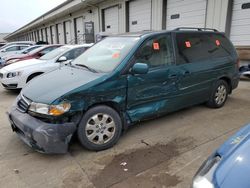 Honda Odyssey ex salvage cars for sale: 2002 Honda Odyssey EX