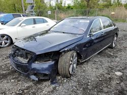 Salvage cars for sale at Marlboro, NY auction: 2017 Mercedes-Benz S MERCEDES-MAYBACH S550 4matic