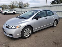 Salvage cars for sale from Copart Ham Lake, MN: 2009 Honda Civic VP
