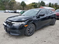 Salvage cars for sale at Mendon, MA auction: 2016 Honda Civic LX