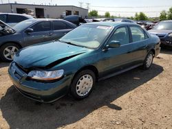 Salvage cars for sale at Elgin, IL auction: 2002 Honda Accord LX