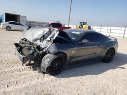 Salvage cars for sale at Andrews, TX auction: 2017 Ford Mustang GT