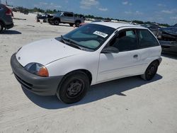 Salvage cars for sale at Arcadia, FL auction: 1998 Chevrolet Metro