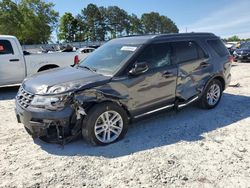 Salvage cars for sale at Loganville, GA auction: 2017 Ford Explorer XLT