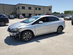 Salvage cars for sale at Wilmer, TX auction: 2014 Honda Civic EX