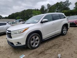 Salvage cars for sale from Copart Seaford, DE: 2016 Toyota Highlander Limited