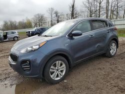 Salvage cars for sale at Central Square, NY auction: 2018 KIA Sportage LX