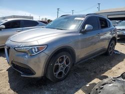 Salvage cars for sale at Chicago Heights, IL auction: 2018 Alfa Romeo Stelvio TI Sport
