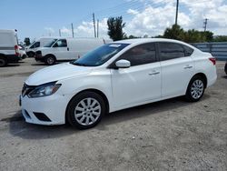 Salvage cars for sale at Miami, FL auction: 2018 Nissan Sentra S