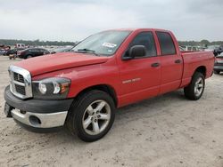 Salvage trucks for sale at Houston, TX auction: 2007 Dodge RAM 1500 ST