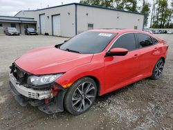 Salvage cars for sale from Copart Arlington, WA: 2017 Honda Civic SI