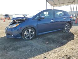 Nissan salvage cars for sale: 2021 Nissan Leaf SV