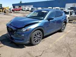 Salvage cars for sale at Woodhaven, MI auction: 2018 Mazda CX-5 Touring