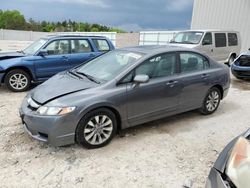Salvage cars for sale at Franklin, WI auction: 2010 Honda Civic EX