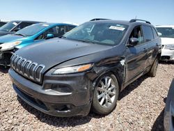 Jeep salvage cars for sale: 2018 Jeep Cherokee Latitude